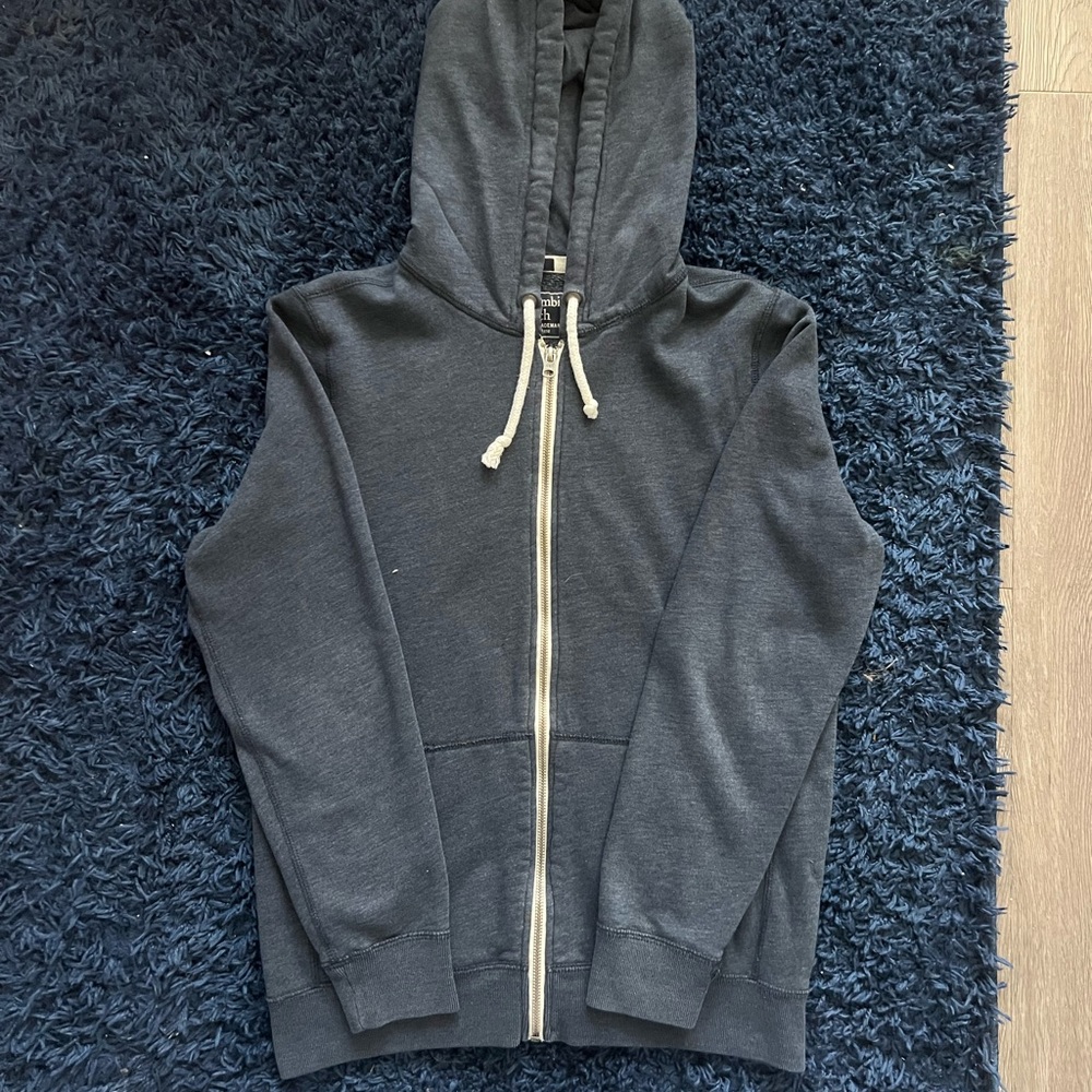 Abercrombie & Fitch Navy Zip Up